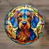Dachshund Wirehaired Glass Suncatcher Worktop Saver